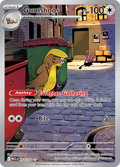 Gumshoos - Mega Evolution (Illustration Rare) [MEG-153]