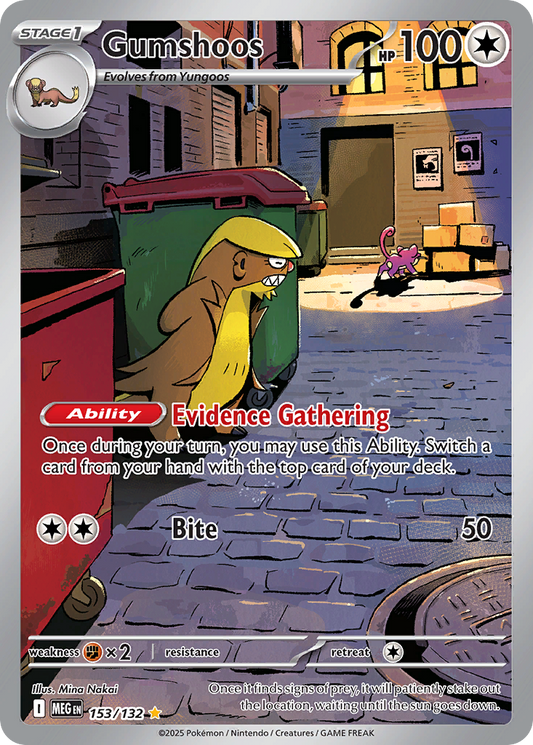 Gumshoos - Mega Evolution (Illustration Rare) [MEG-153]