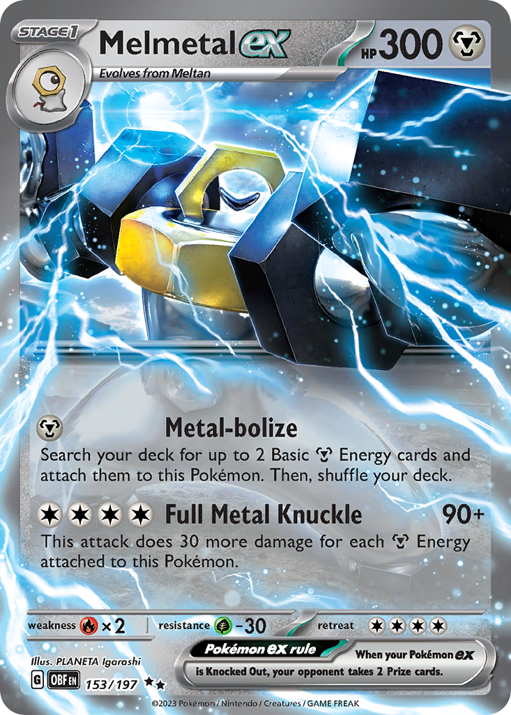 Melmetal ex - Obsidian Flames (Double Rare) [OBF-153]