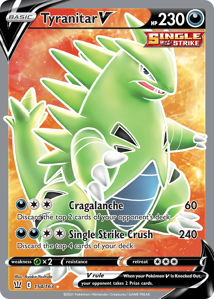Tyranitar V - Battle Styles (Ultra Rare) [BST-154]