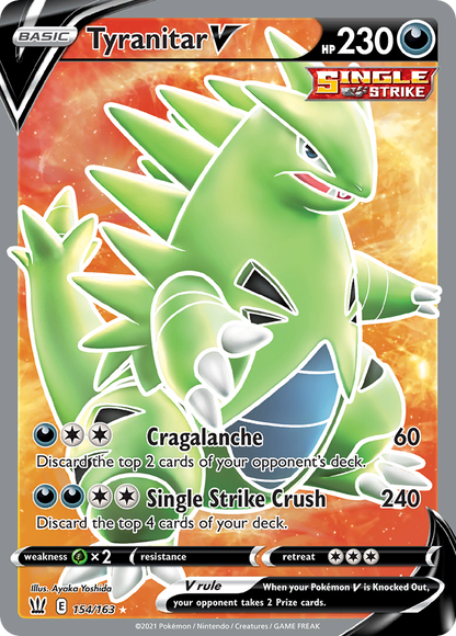 Tyranitar V - Battle Styles (Ultra Rare) [BST-154]