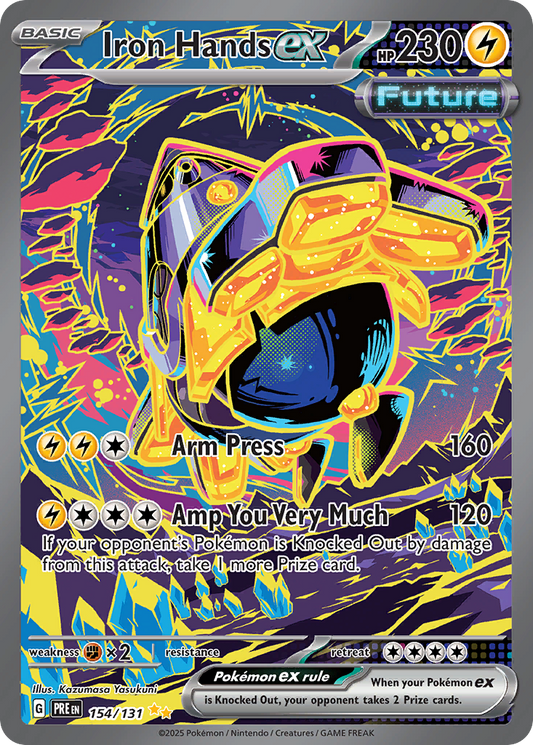 Iron Hands ex - Prismatic Evolutions (Special Illustration Rare) [PRE-154]