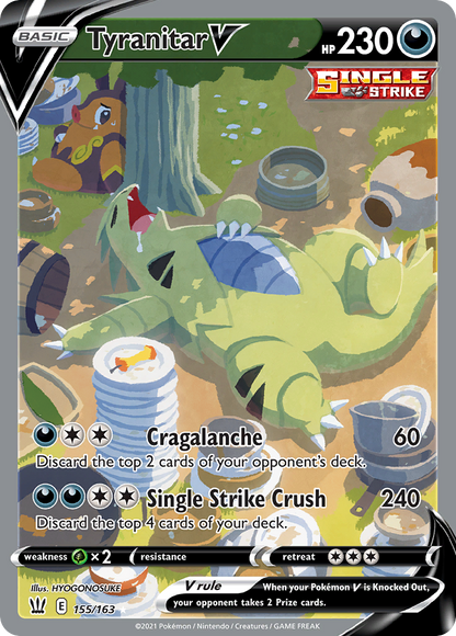 Tyranitar V - Battle Styles (Ultra Rare) [BST-155]