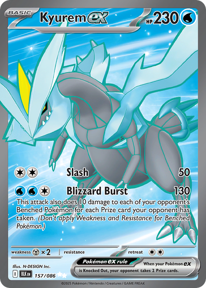 Kyurem ex - Black Bolt (Ultra Rare) [BLK-157]