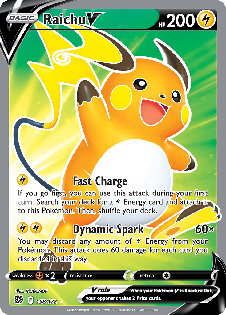 Raichu V - Brilliant Stars (Ultra Rare) [BRS-158]