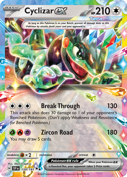 Cyclizar ex - Surging Sparks (Double Rare) [SSP-159]