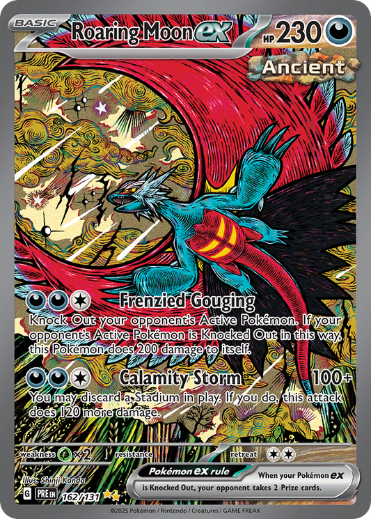 Roaring Moon ex - Prismatic Evolutions (Special Illustration Rare) [PRE-162]