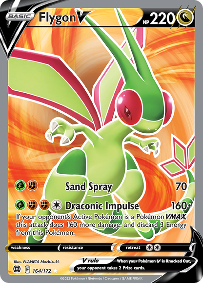 Flygon V - Brilliant Stars (Ultra Rare) [BRS-164]