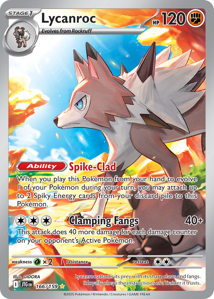 Lycanroc - Journey Together (Illustration Rare) [JTG-166]