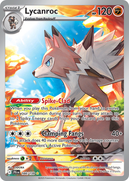 Lycanroc - Journey Together (Illustration Rare) [JTG-166]