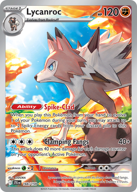 Lycanroc - Journey Together (Illustration Rare) [JTG-166]