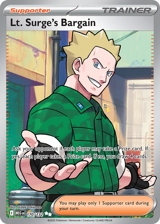 Lt. Surge's Bargain - Mega Evolution (Ultra Rare) [MEG-170]
