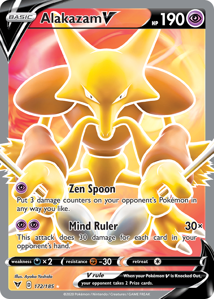 Alakazam V - Vivid Voltage (Ultra Rare) [VIV-172]