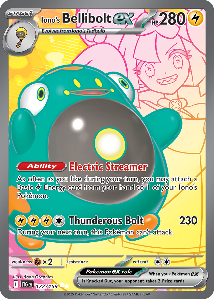 Iono's Bellibolt ex - Journey Together (Ultra Rare) [JTG-172]