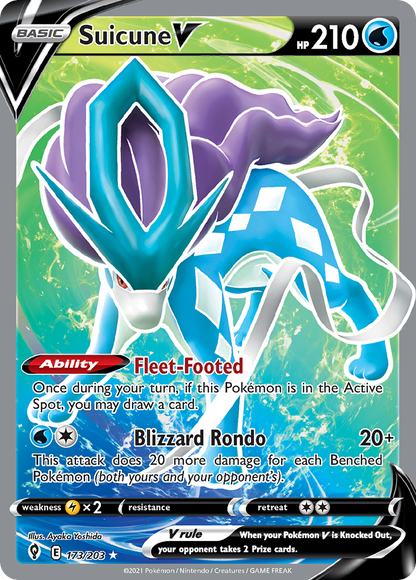 Suicune V - Evolving Skies (Ultra Rare) [EVS-173]