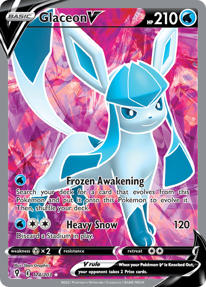 Glaceon V - Evolving Skies (Ultra Rare) [EVS-174]