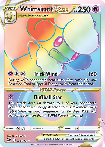 Whimsicott VSTAR - Brilliant Stars (Secret Rare) [BRS-175]