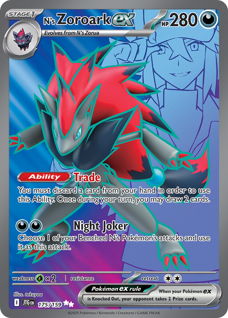 N's Zoroark ex - Journey Together (Ultra Rare) [JTG-175]