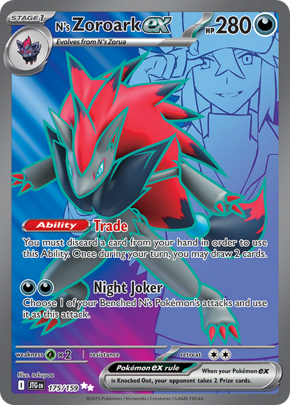 N's Zoroark ex - Journey Together (Ultra Rare) [JTG-175]