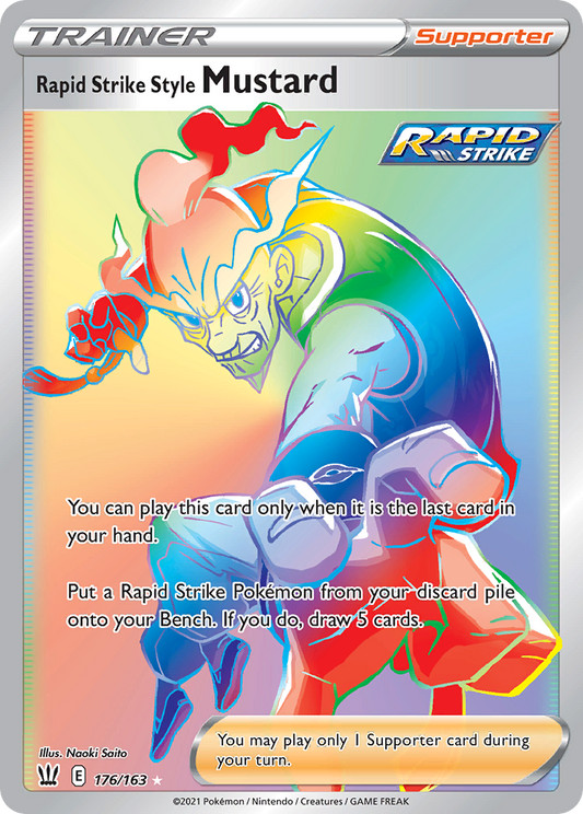 Rapid Strike Style Mustard - Battle Styles (Secret Rare) [BST-176]