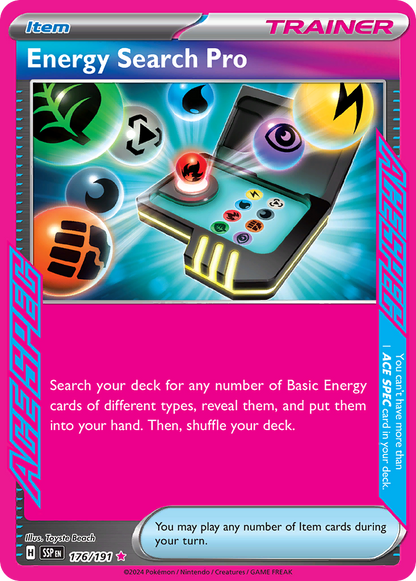 Energy Search Pro - Surging Sparks (ACE Rare) [SSP-176]