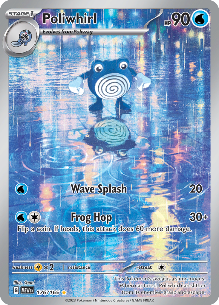 Poliwhirl - 151 (Illustration Rare) [MEW-176]