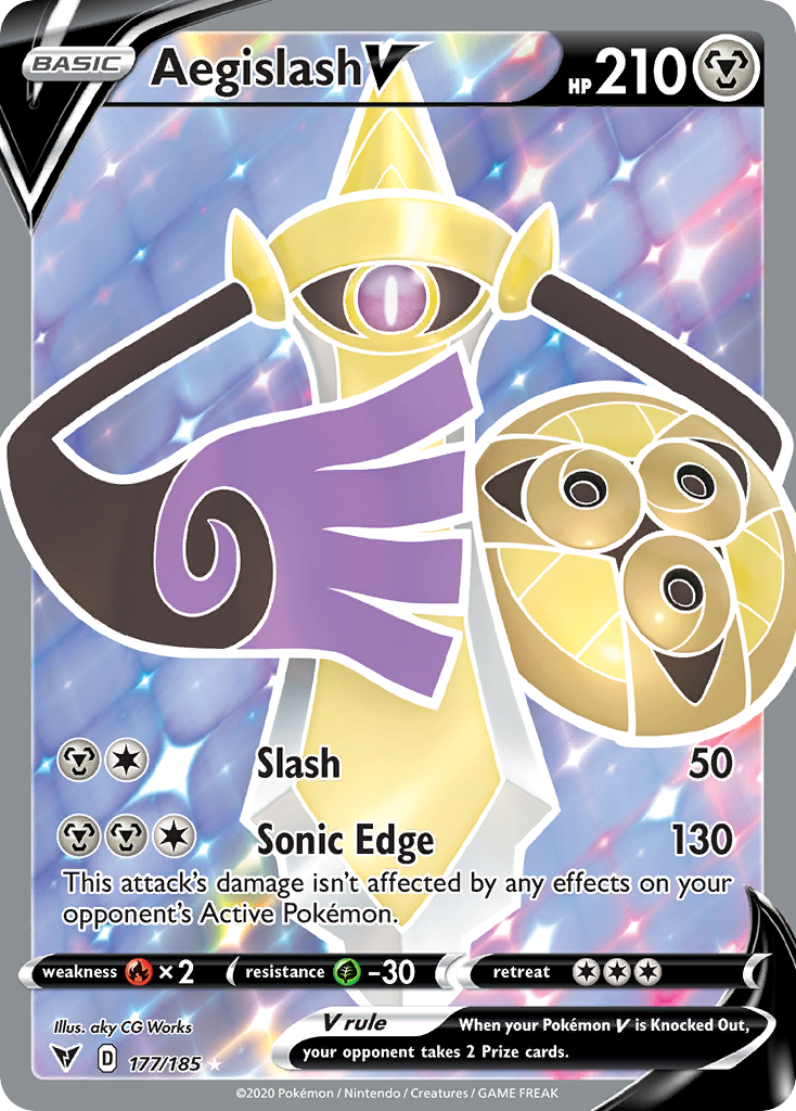 Aegislash V - Vivid Voltage (Ultra Rare) [VIV-177]