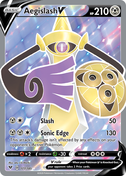 Aegislash V - Vivid Voltage (Ultra Rare) [VIV-177]
