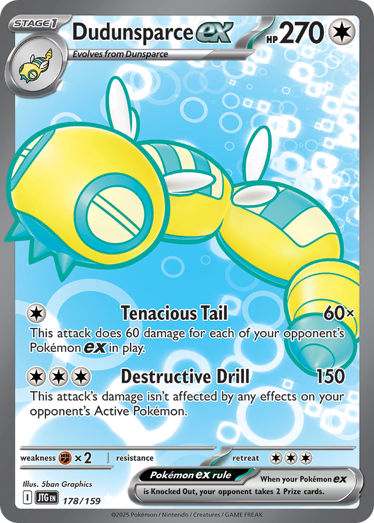 Dudunsparce ex - Journey Together (Ultra Rare) [JTG-178]
