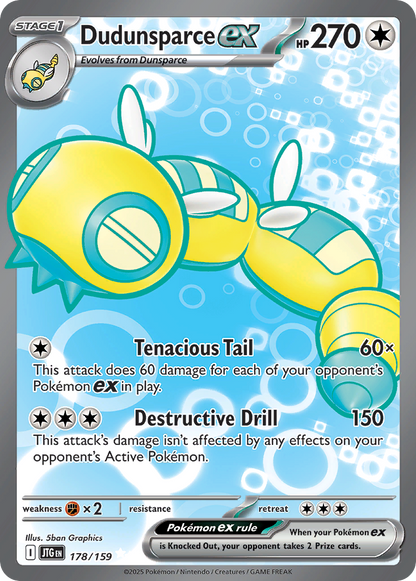 Dudunsparce ex - Journey Together (Ultra Rare) [JTG-178]