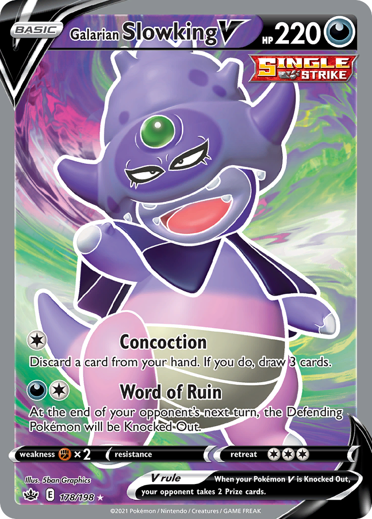 Galarian Slowking V - Chilling Reign (Ultra Rare) [CRE-178]
