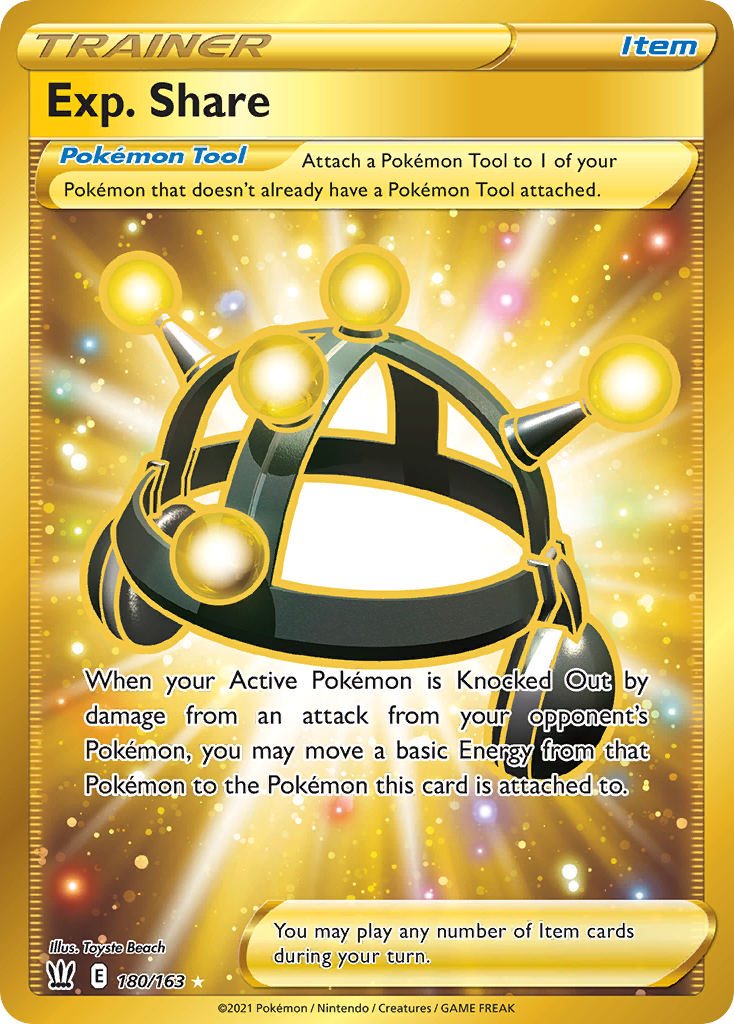 Exp. Share - Battle Styles (Secret Rare) [BST-180]