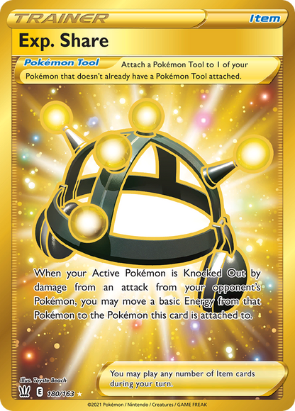 Exp. Share - Battle Styles (Secret Rare) [BST-180]