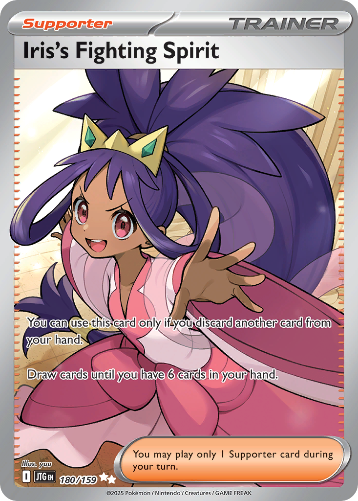 Iris's Fighting Spirit - Journey Together (Ultra Rare) [JTG-180]