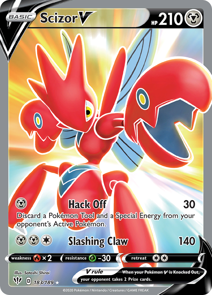 Scizor V - Darkness Ablaze (Ultra Rare) [DAA-183]