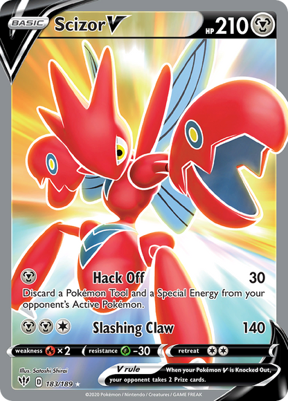 Scizor V - Darkness Ablaze (Ultra Rare) [DAA-183]