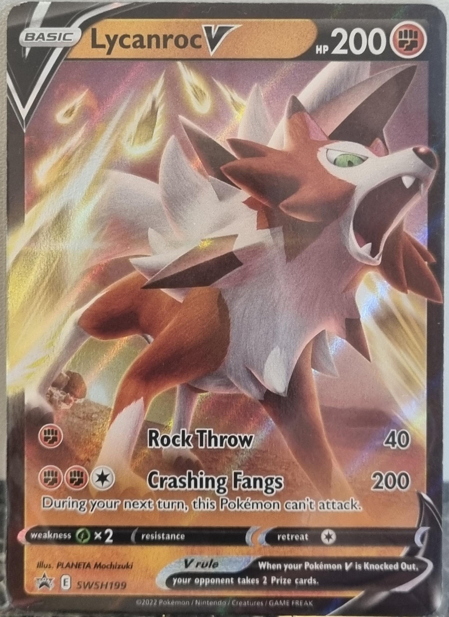 Lycanroc V - SWSH Black Star Promos (Promo) [SWSH-199]
