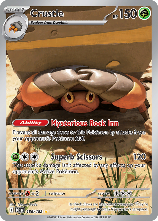 Crustle - Destined Rivals (Illustration Rare) [DRI-186]