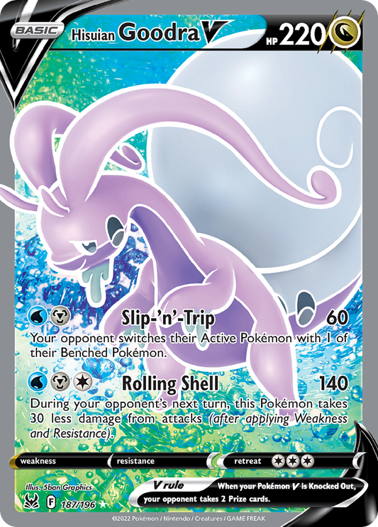 Hisuian Goodra V - Lost Origin (Ultra Rare) [LOR-187]