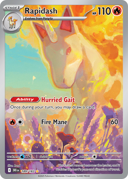 Rapidash - Destined Rivals (Illustration Rare) [DRI-189]