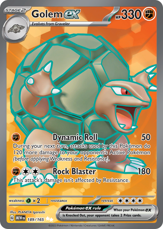 Golem ex - 151 (Ultra Rare) [MEW-189]