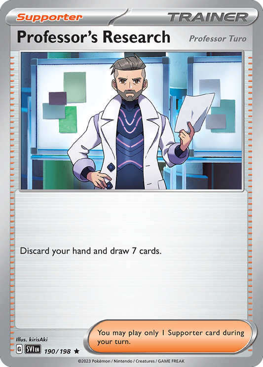 Professor's Research - Scarlet & Violet (Rare) [SVI-190]