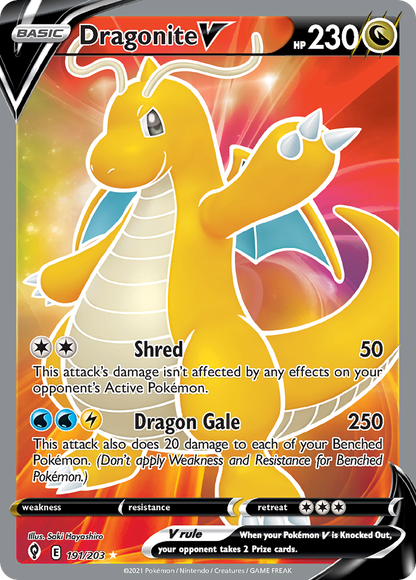 Dragonite V - Evolving Skies (Ultra Rare) [EVS-191]