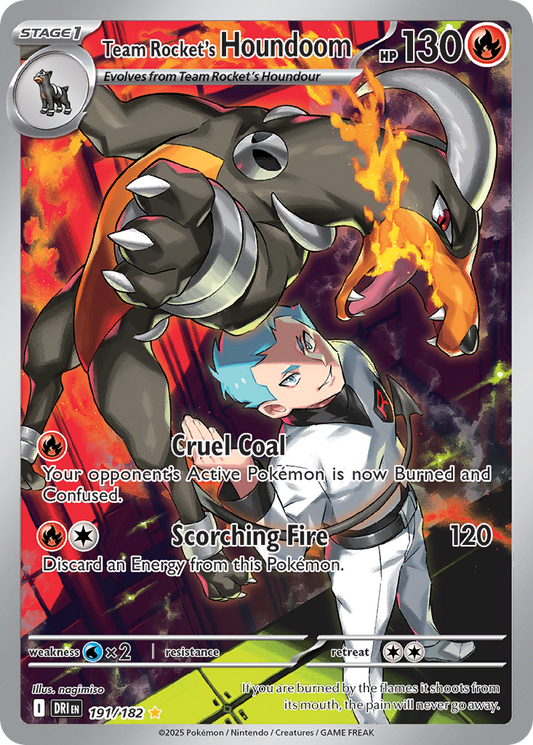 Team Rocket's Houndoom - Destined Rivals (Illustration Rare) [DRI-191]