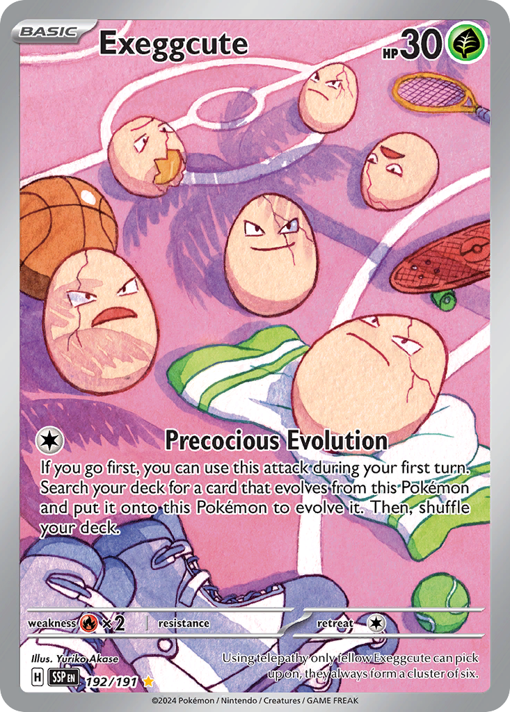Exeggcute - Surging Sparks (Illustration Rare) [SSP-192]