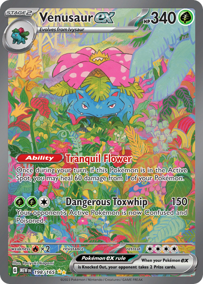 Venusaur ex - 151 (Special Illustration Rare) [MEW-198]