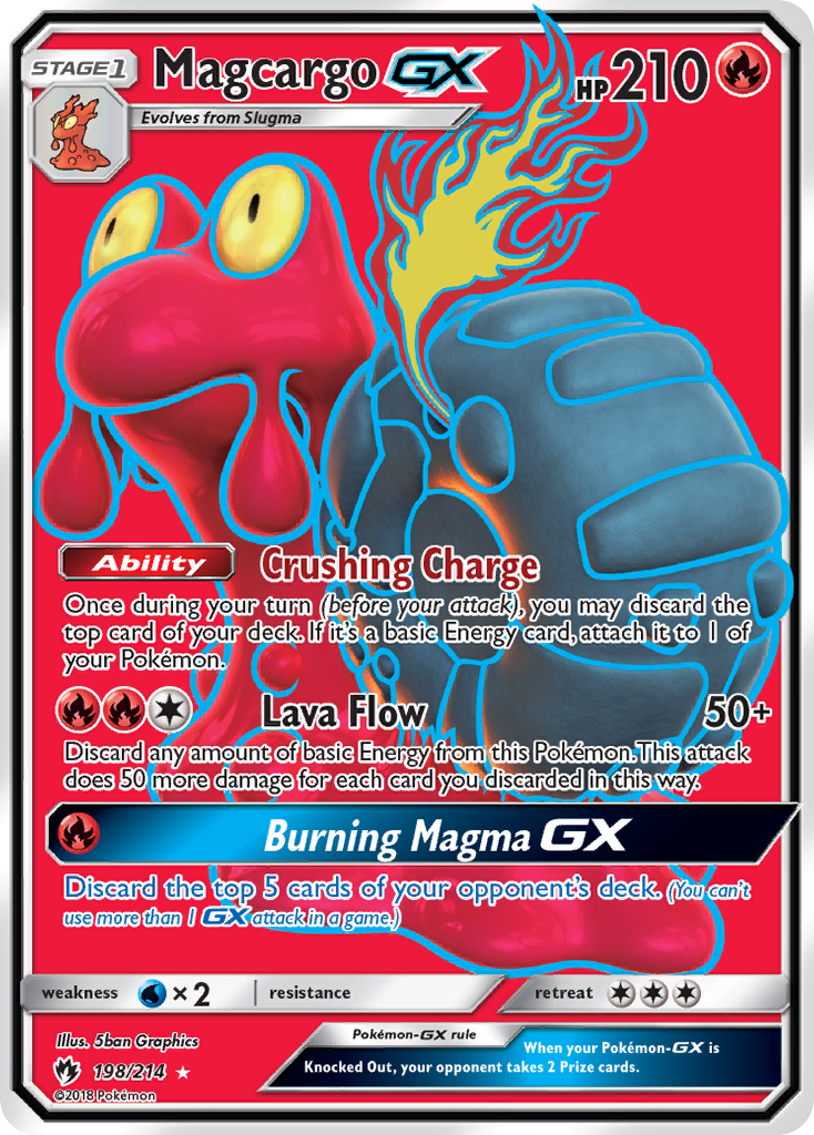 Magcargo GX - Lost Thunder (Ultra Rare) [LOT-198]