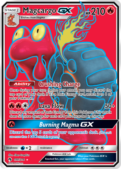 Magcargo GX - Lost Thunder (Ultra Rare) [LOT-198]