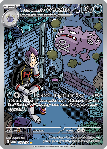 Team Rocket's Weezing - Destined Rivals (Illustration Rare) [DRI-199]