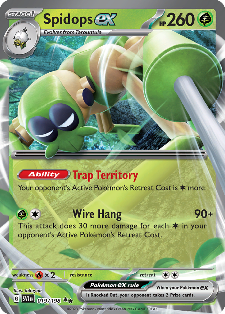 Spidops ex - Scarlet & Violet (Double Rare) [SVI-019]